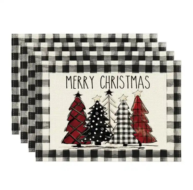 Christmas 4Pc Table Mats